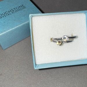 NWT Touchstone Crystal Trinket Rings Size 9